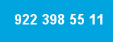 922 398 55 11